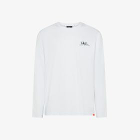 SUN68 T46510 - T-SHIRT JERSEY BEATLES SMALL PRINT L/S BIANCO
