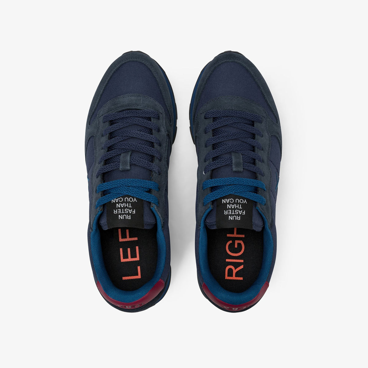 SUN68 - Z46101 - TOM SOLID NAVY BLUE/BORDEAUX