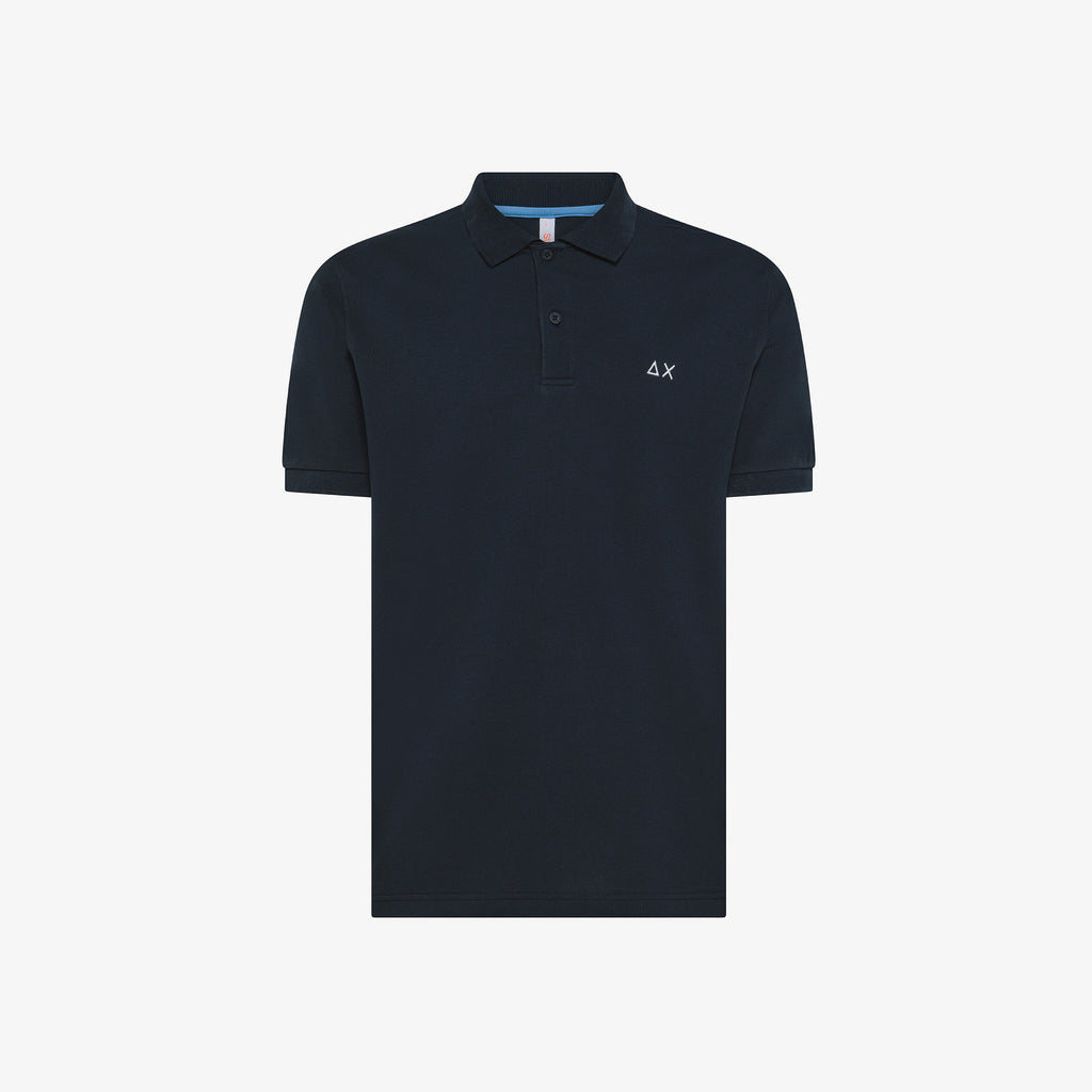 SUN68 - A35109 - POLO BASIC S/S NAVY BLUE