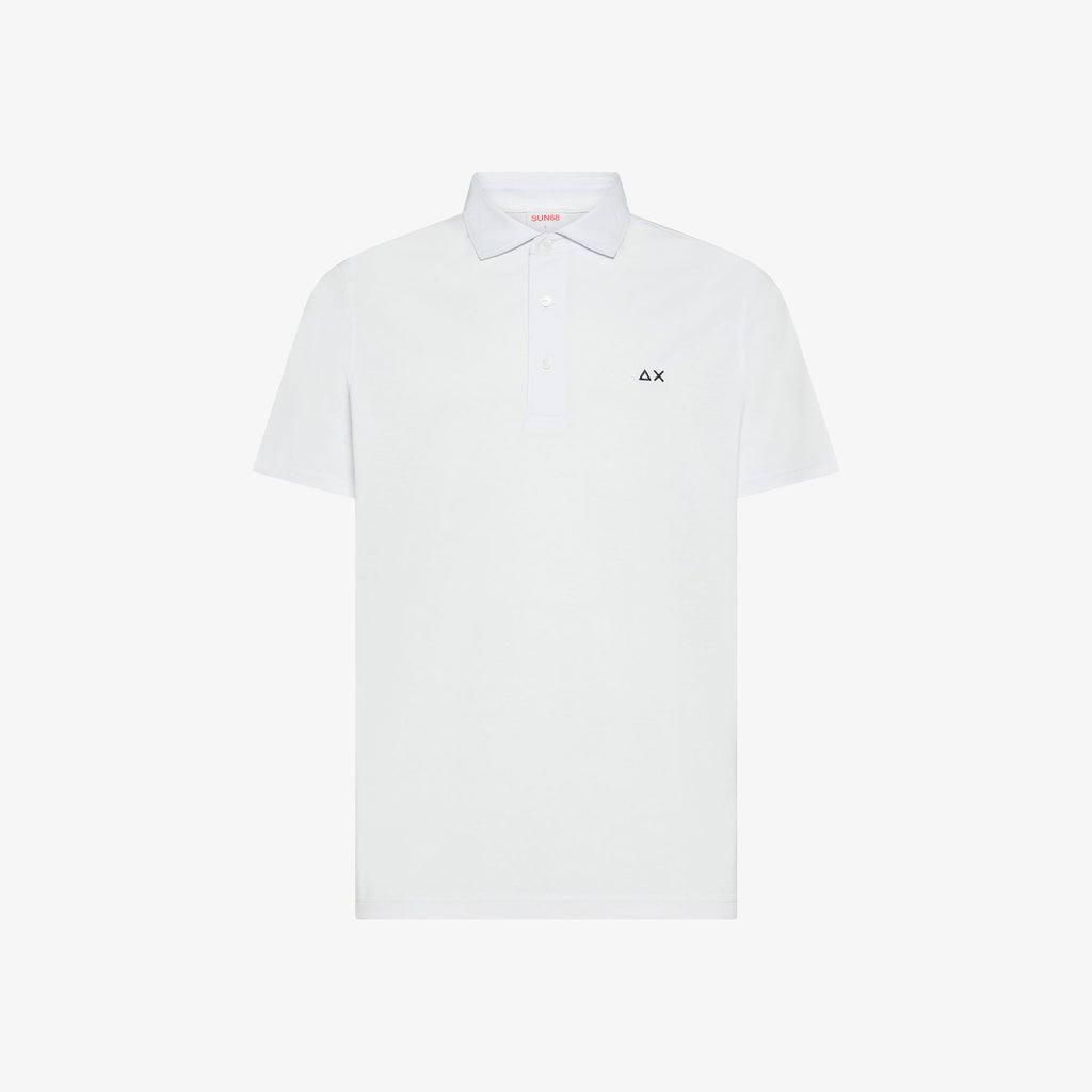SUN68 - A36133 - POLO JERSEY MERCERIZED S/S