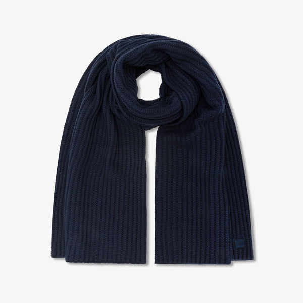 SUN68 - C45104 - SCARF THICK KNIT NAVY BLUE