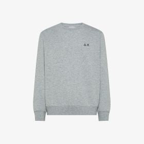 SUN68 Sweatshirt Basic Fleece L/S Grigio Chiaro
