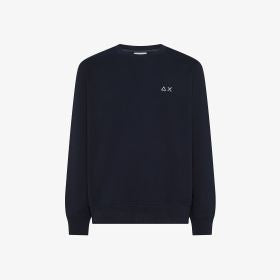SUN68 Sweatshirt Basic Fleece L/S Navy Blue