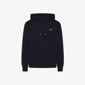 SUN68 Hoodie Basic Fleece L/S Navy Blue