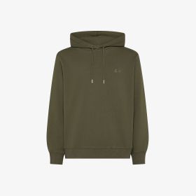 SUN68 Hoodie Basic Fleece L/S Militare Scuro