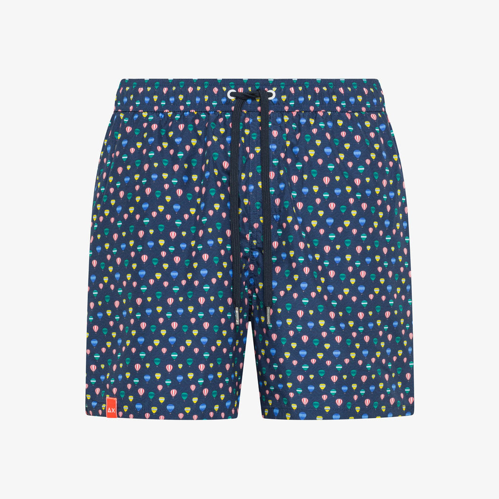SUN68 - H36110 - SWIM PANT SMALL PATTERN