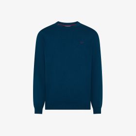 SUN68 Sweater Basic L/S Petrolio