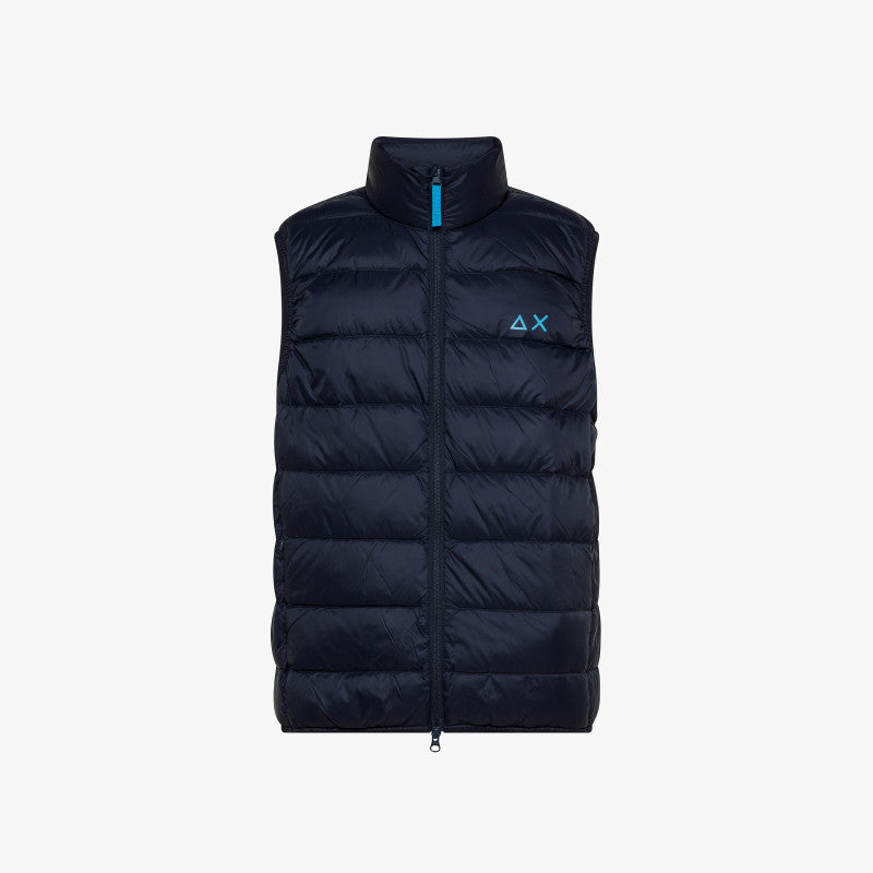 SUN68 - R44102 - SMANICATO NO SLV DOWN JACKET