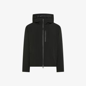 SUN68 Hoodie Soft Shell Down Jacket Nero
