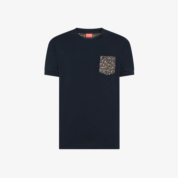 SUN68 - T36143 - TSHIRT POCKET BEACH