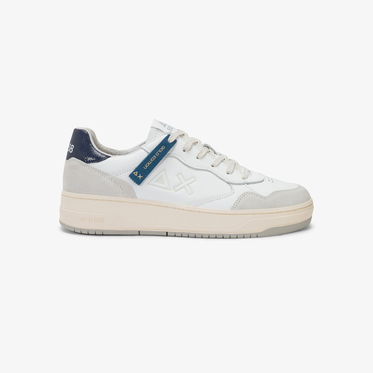 SUN68 Z46160 - BIG BASKET EVO BIANCO/NAVY BLUE