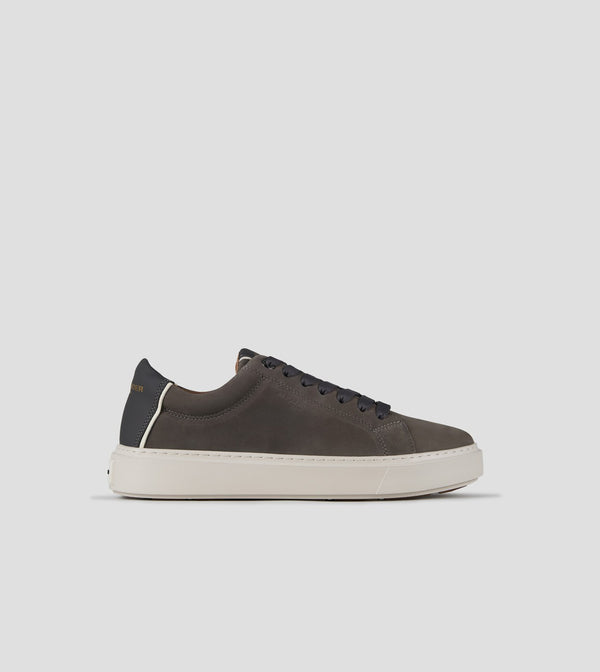ALEXANDER SMITH - LONDON IN NABUK GRIGIO SCURO E TALLONE IN PELLE