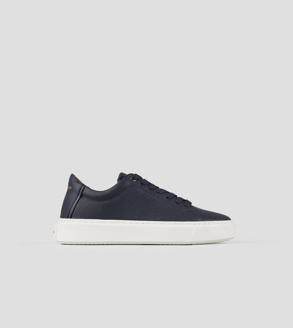 ALEXANDER SMITH - LONDON IN PELLE PALMELLATA BLU