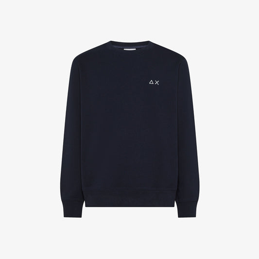 SUN68 Sweatshirt Basic Fleece L/S Navy Blue
