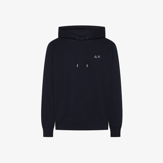 SUN68 Hoodie Basic Fleece L/S Navy Blue