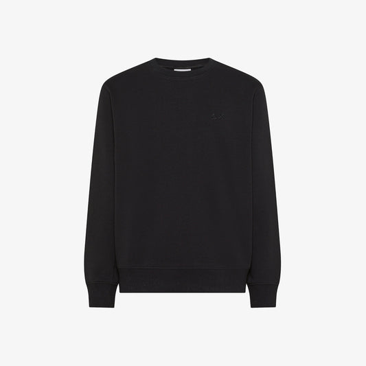 SUN68 Sweatshirt Basic Fleece L/S Nero